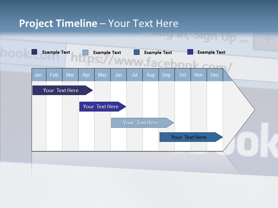 Timeline Internet Web PowerPoint Template