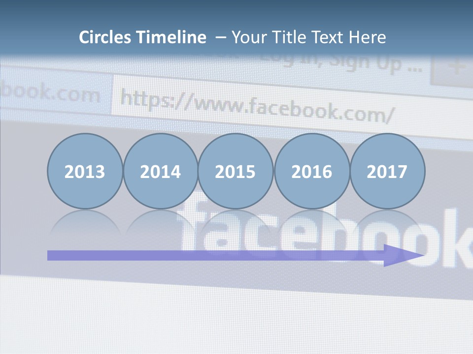 Timeline Internet Web PowerPoint Template
