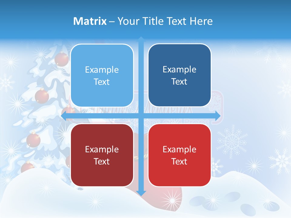 Fir Branch Rope PowerPoint Template