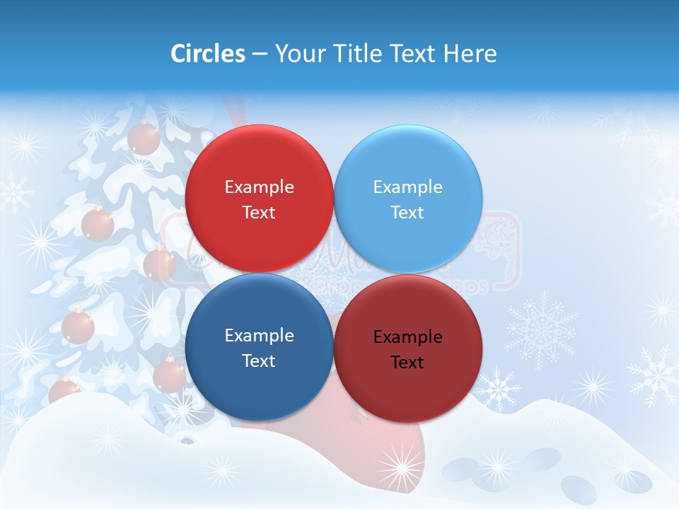 Fir Branch Rope PowerPoint Template