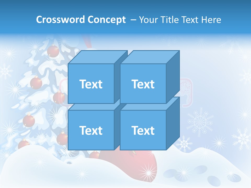 Fir Branch Rope PowerPoint Template