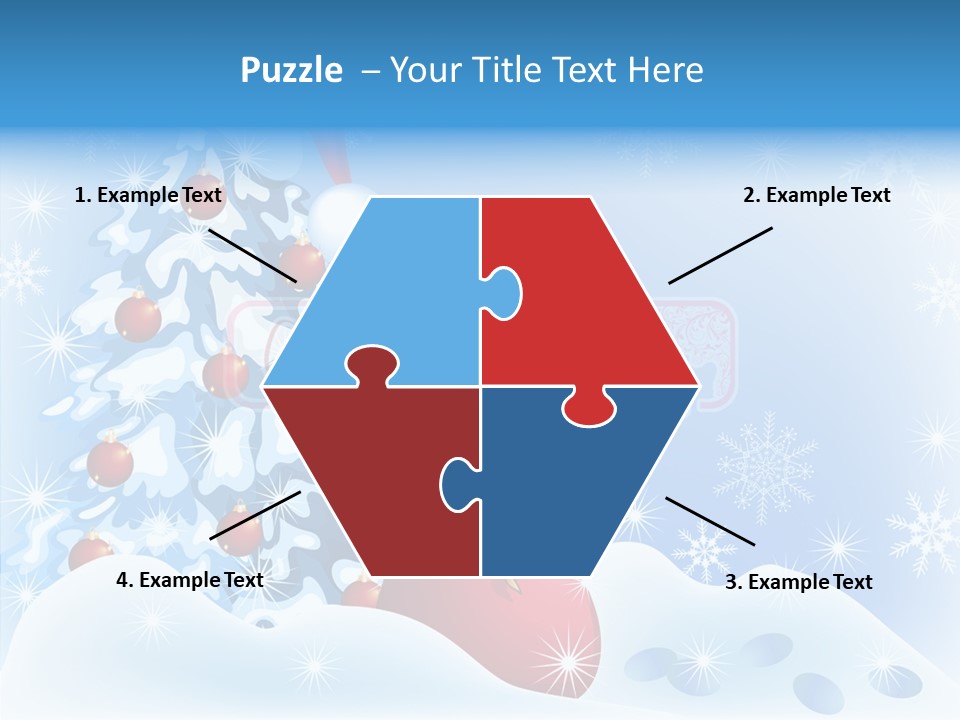 Fir Branch Rope PowerPoint Template