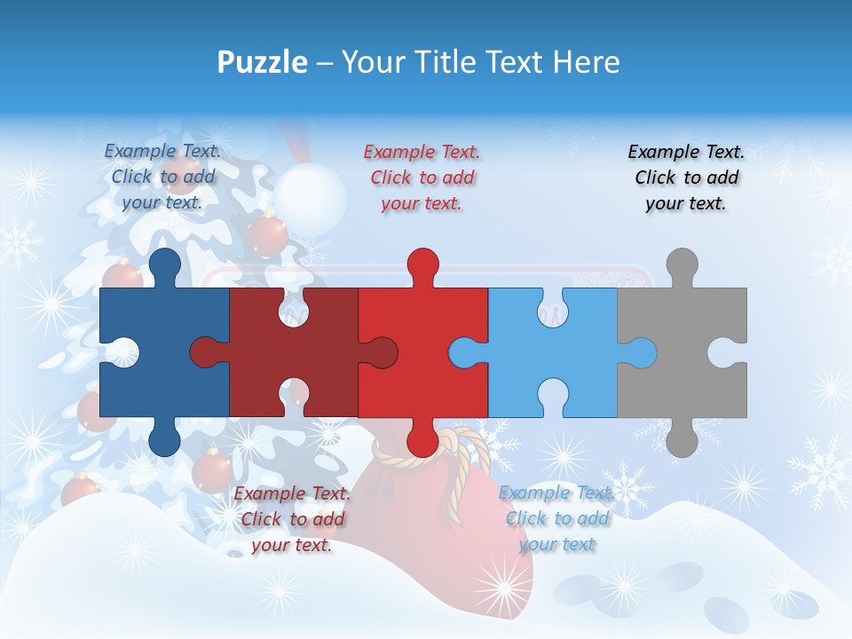 Fir Branch Rope PowerPoint Template