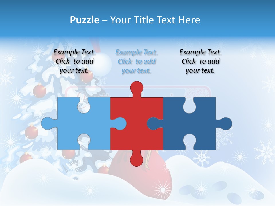 Fir Branch Rope PowerPoint Template