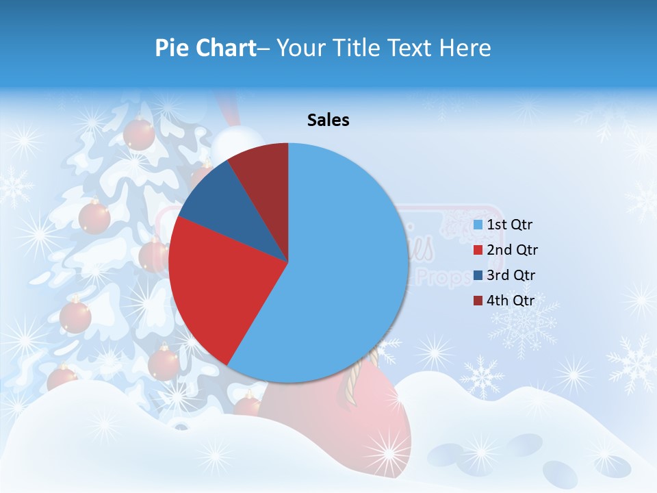 Fir Branch Rope PowerPoint Template