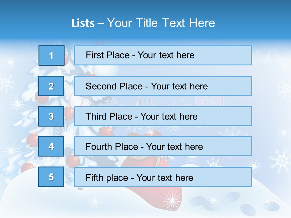 Fir Branch Rope PowerPoint Template