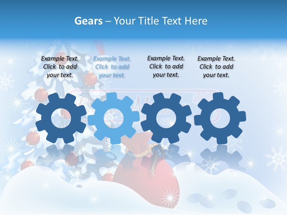 Fir Branch Rope PowerPoint Template