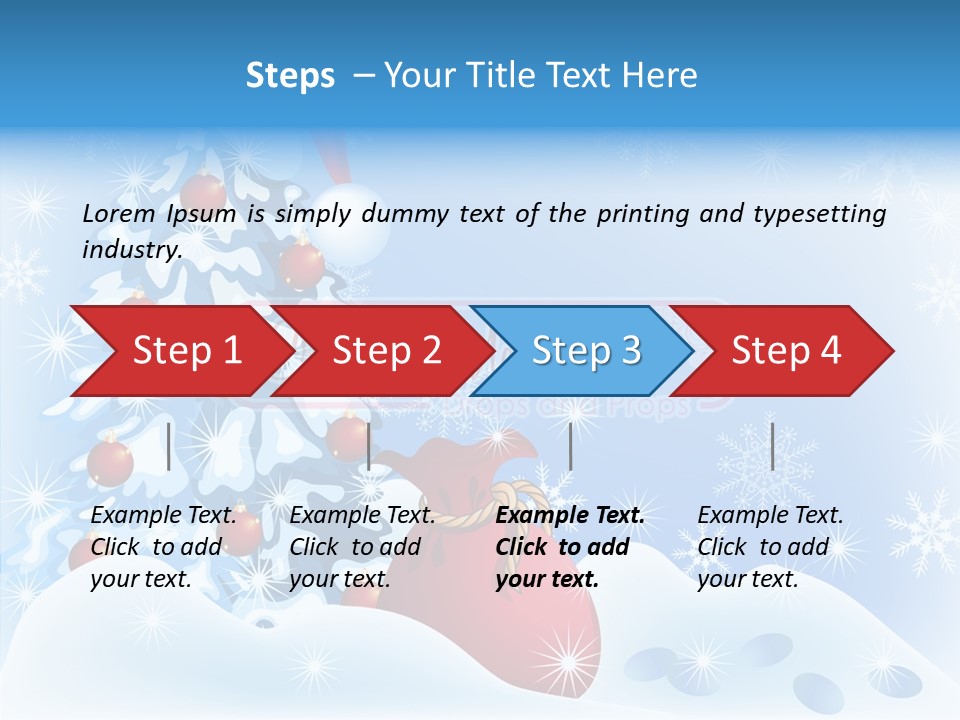 Fir Branch Rope PowerPoint Template