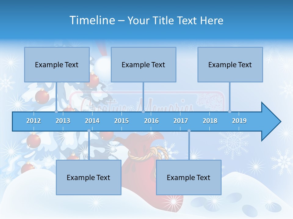 Fir Branch Rope PowerPoint Template