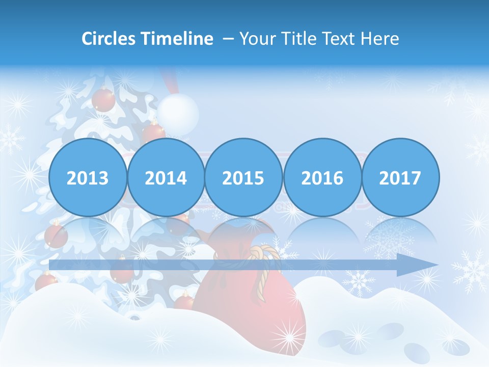 Fir Branch Rope PowerPoint Template