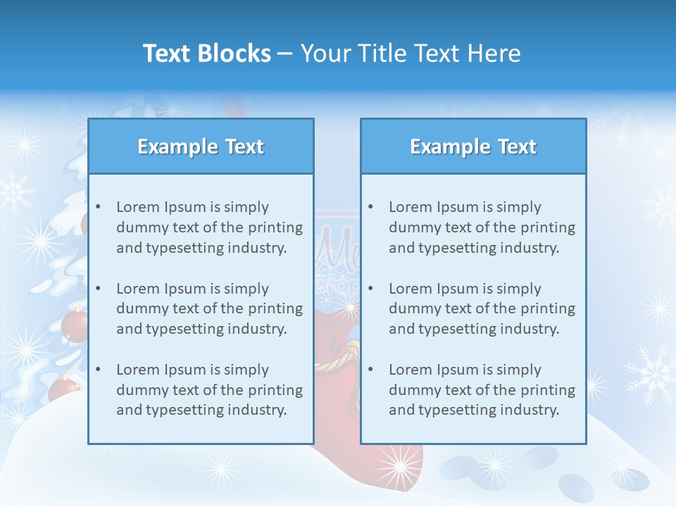 Fir Branch Rope PowerPoint Template