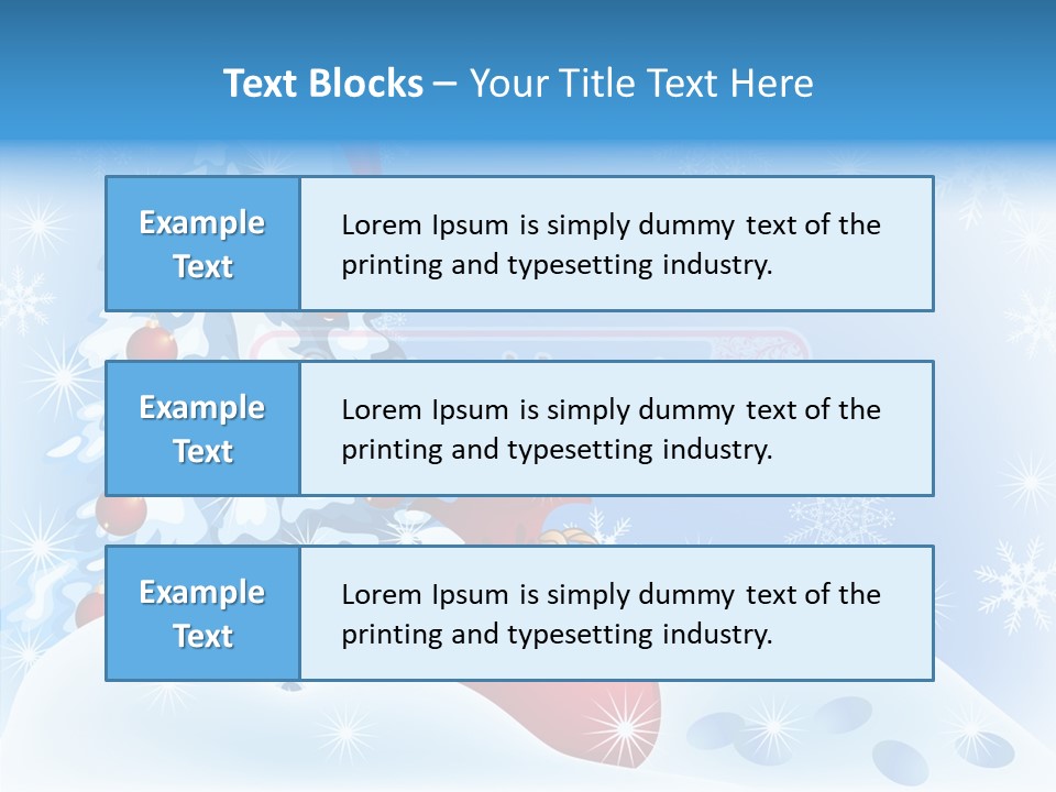 Fir Branch Rope PowerPoint Template