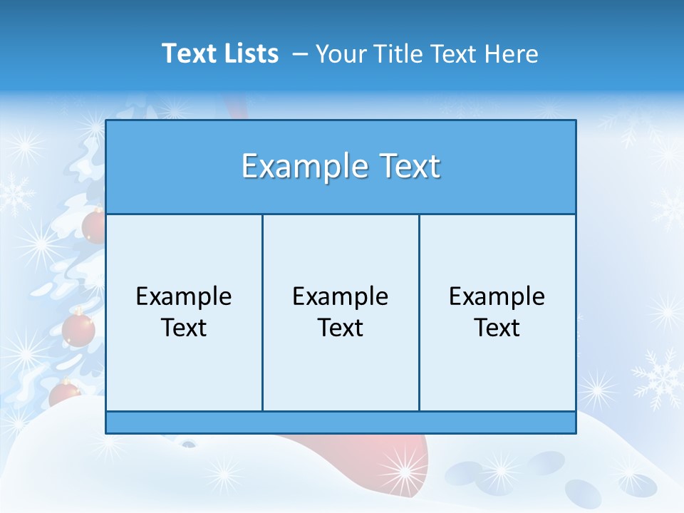 Fir Branch Rope PowerPoint Template