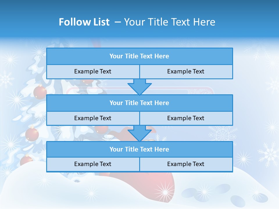 Fir Branch Rope PowerPoint Template