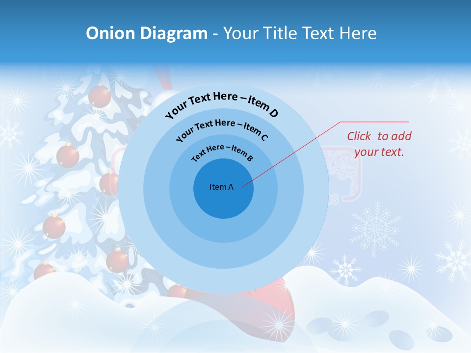 Fir Branch Rope PowerPoint Template