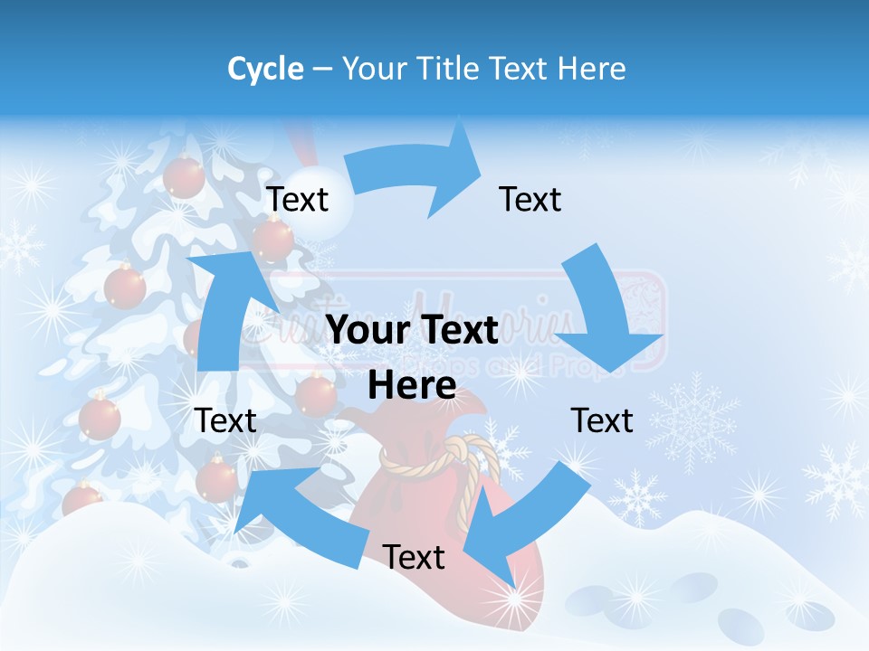 Fir Branch Rope PowerPoint Template
