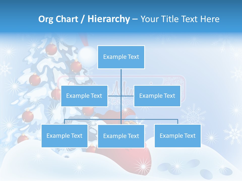 Fir Branch Rope PowerPoint Template