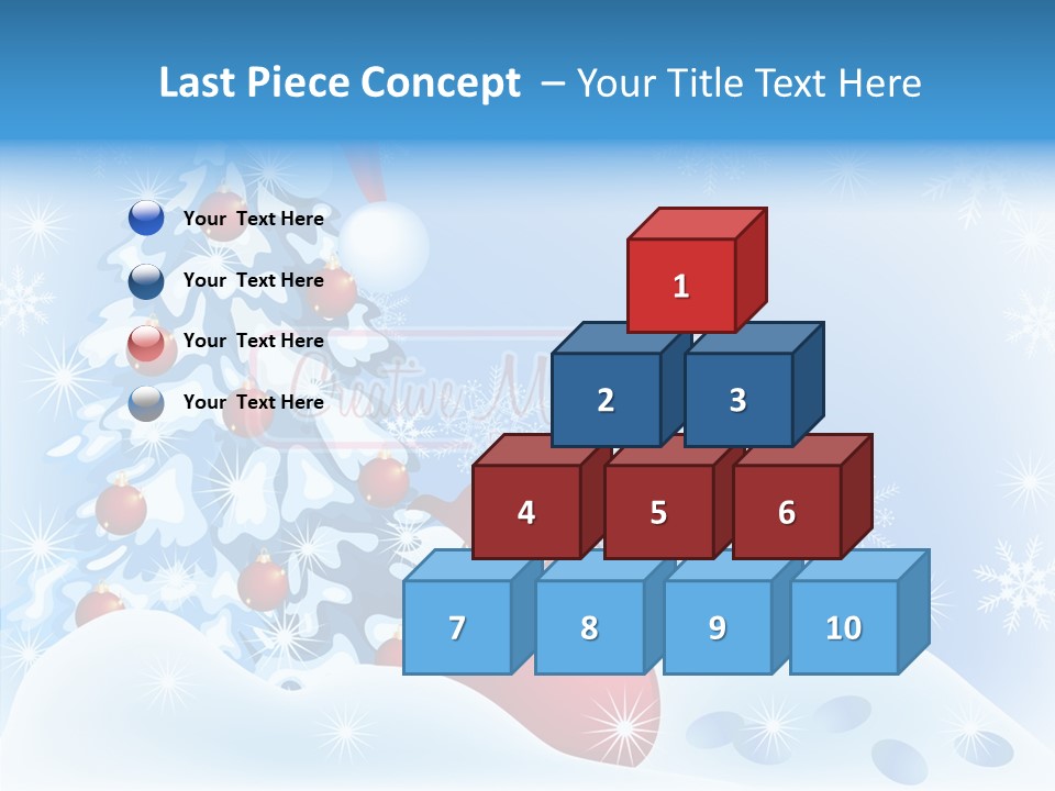 Fir Branch Rope PowerPoint Template