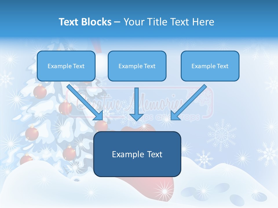 Fir Branch Rope PowerPoint Template