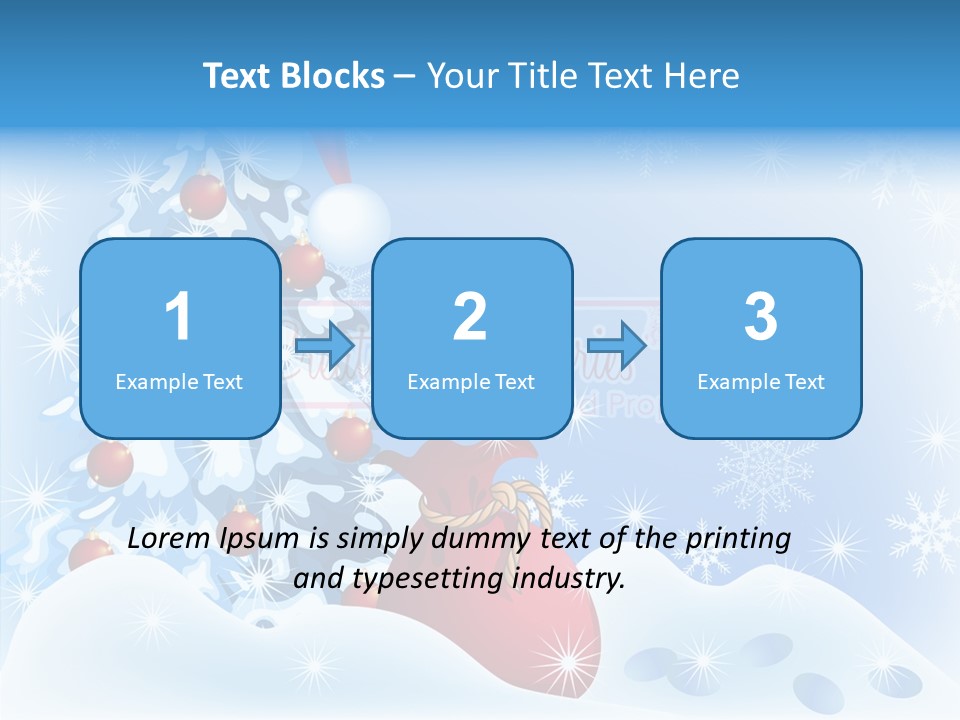 Fir Branch Rope PowerPoint Template