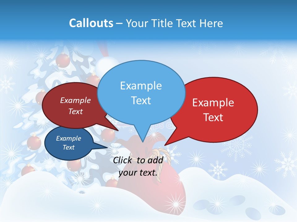 Fir Branch Rope PowerPoint Template