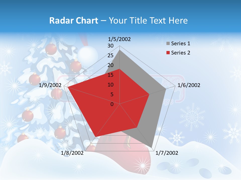 Fir Branch Rope PowerPoint Template