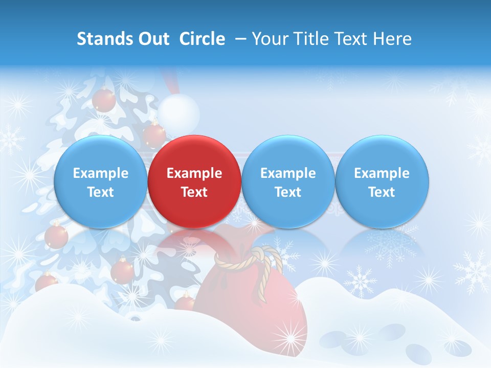 Fir Branch Rope PowerPoint Template