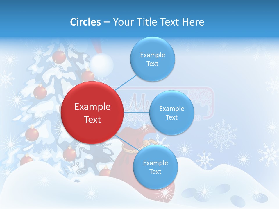 Fir Branch Rope PowerPoint Template