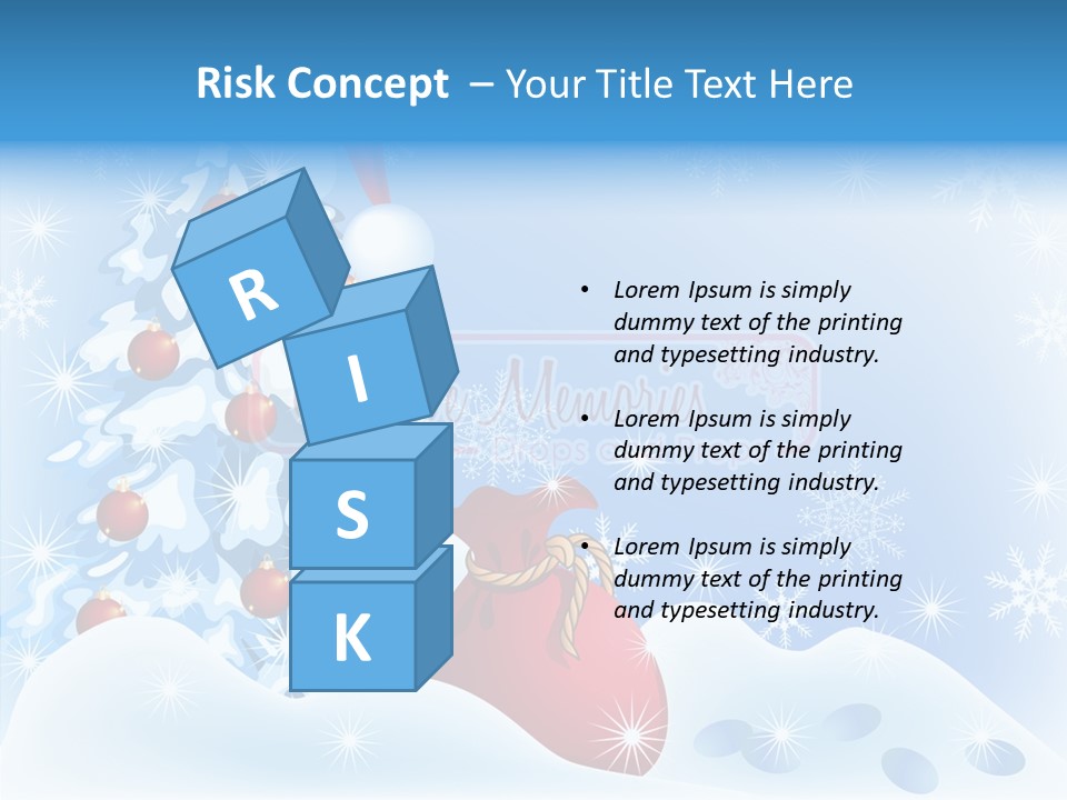 Fir Branch Rope PowerPoint Template