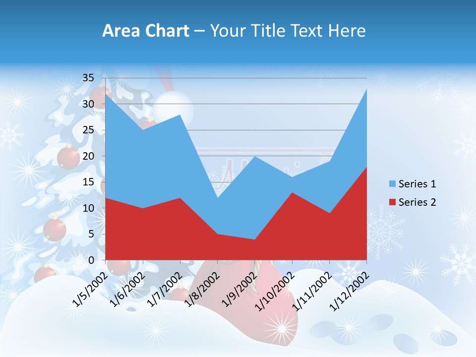 Fir Branch Rope PowerPoint Template