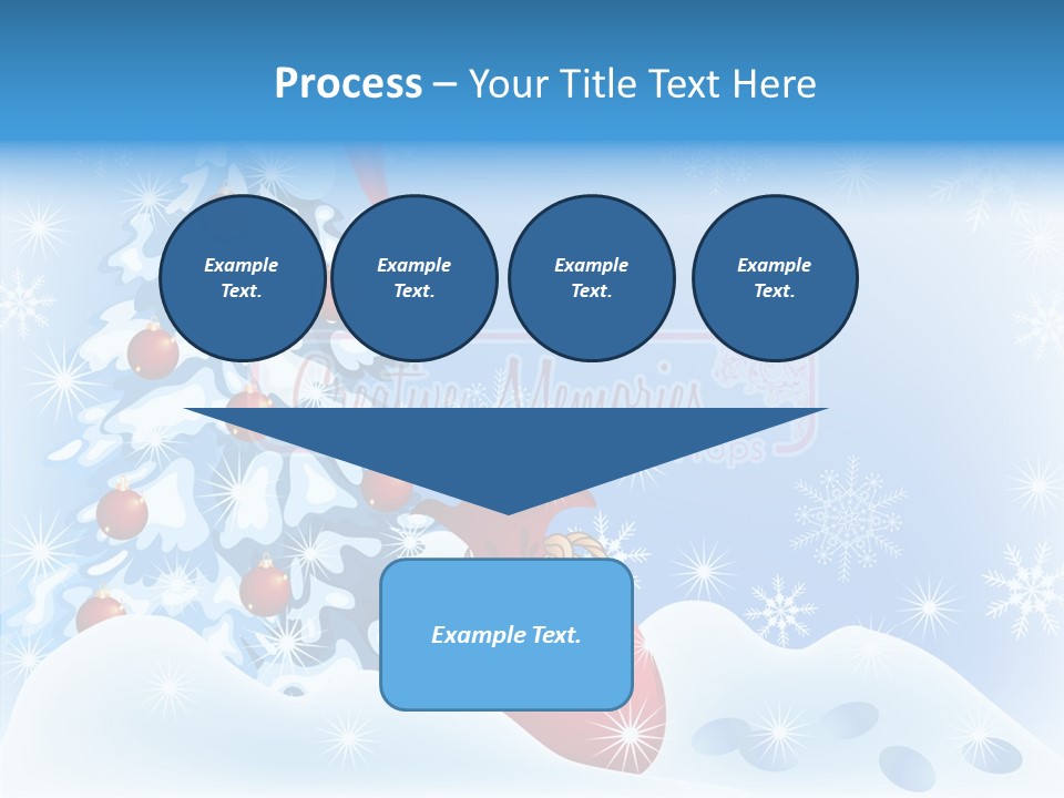 Fir Branch Rope PowerPoint Template