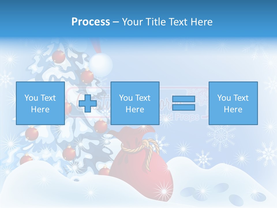 Fir Branch Rope PowerPoint Template