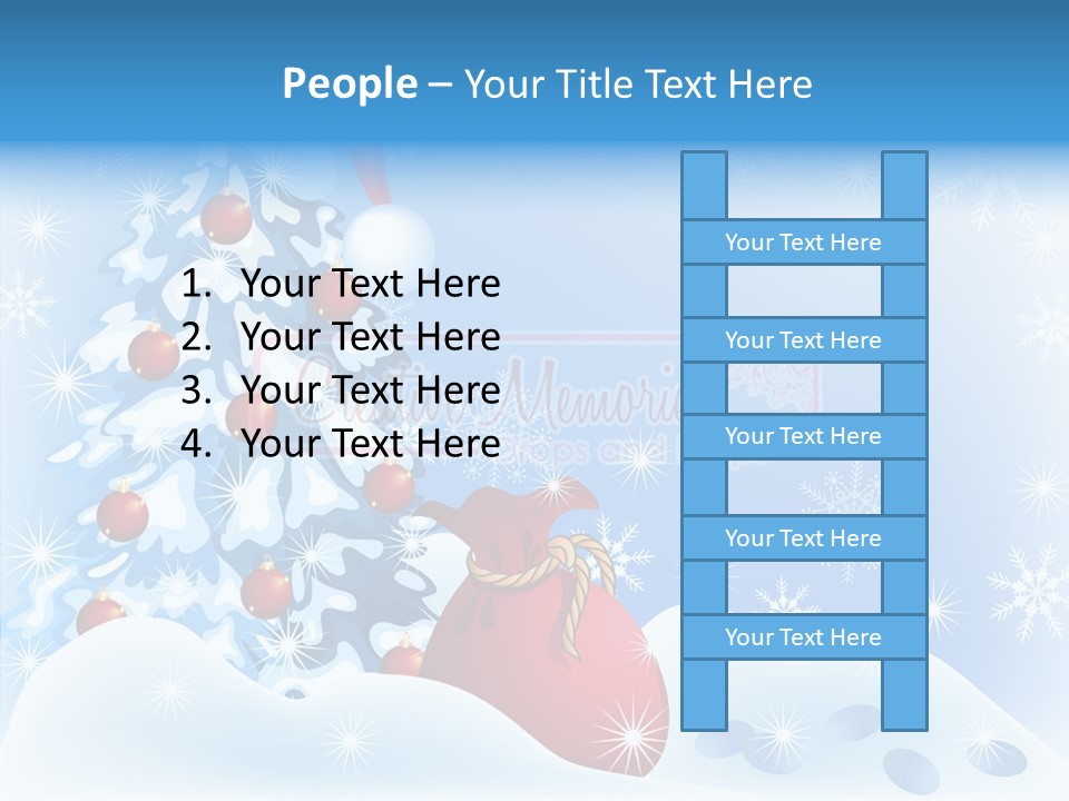 Fir Branch Rope PowerPoint Template