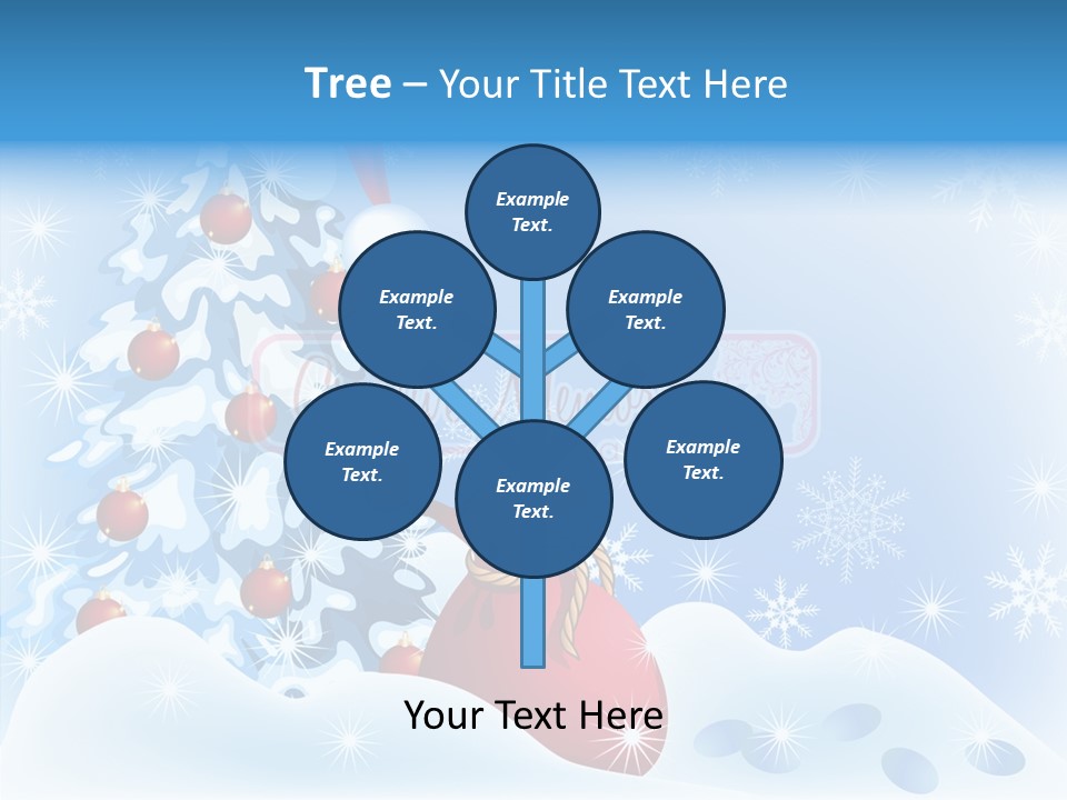 Fir Branch Rope PowerPoint Template