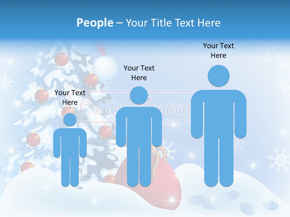 Fir Branch Rope PowerPoint Template