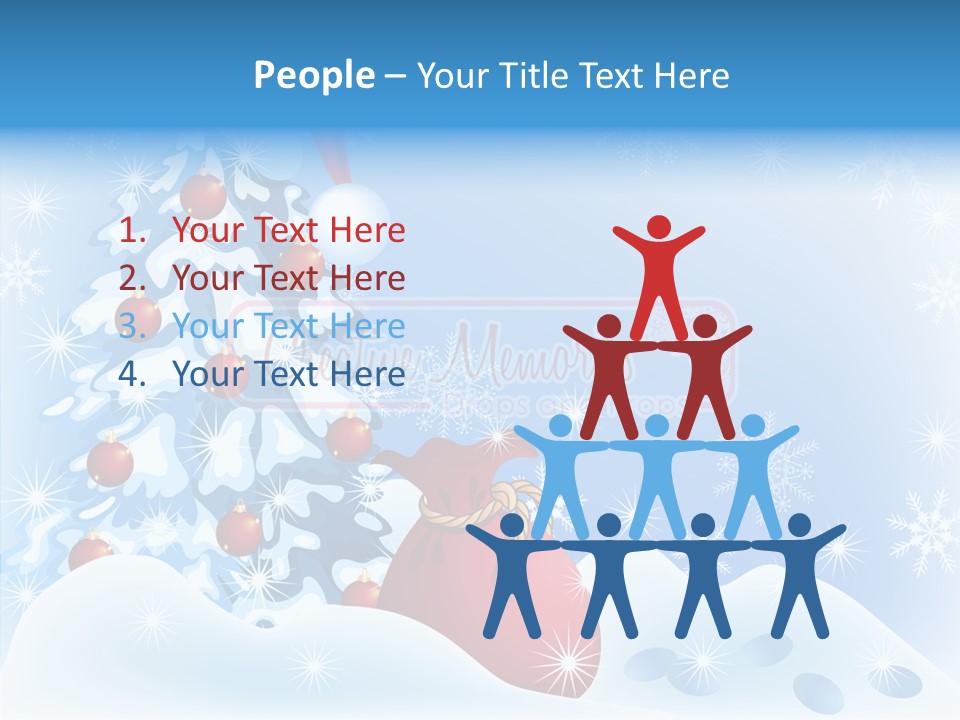 Fir Branch Rope PowerPoint Template