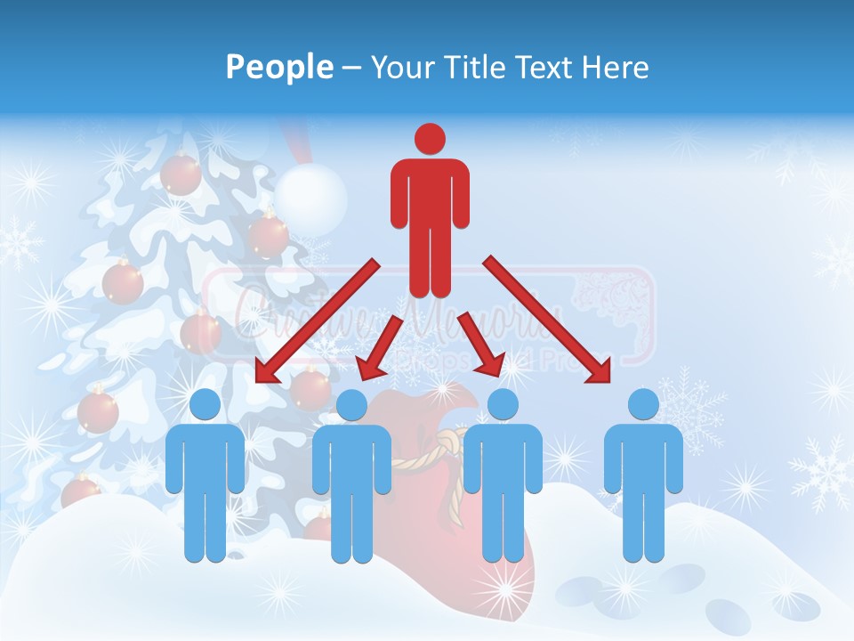 Fir Branch Rope PowerPoint Template