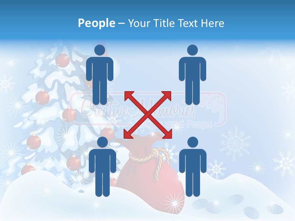 Fir Branch Rope PowerPoint Template