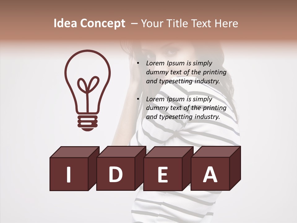 Youth Fashion Attractive PowerPoint Template