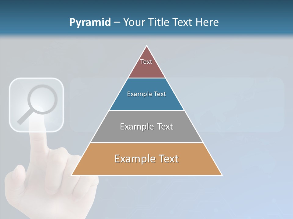 Hand Tech Pressing PowerPoint Template