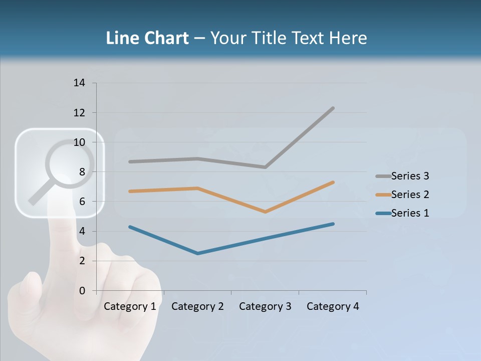 Hand Tech Pressing PowerPoint Template