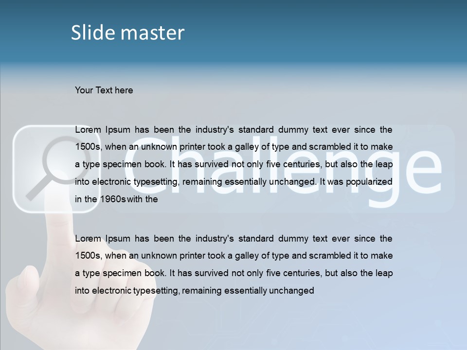 Media Browse Data PowerPoint Template