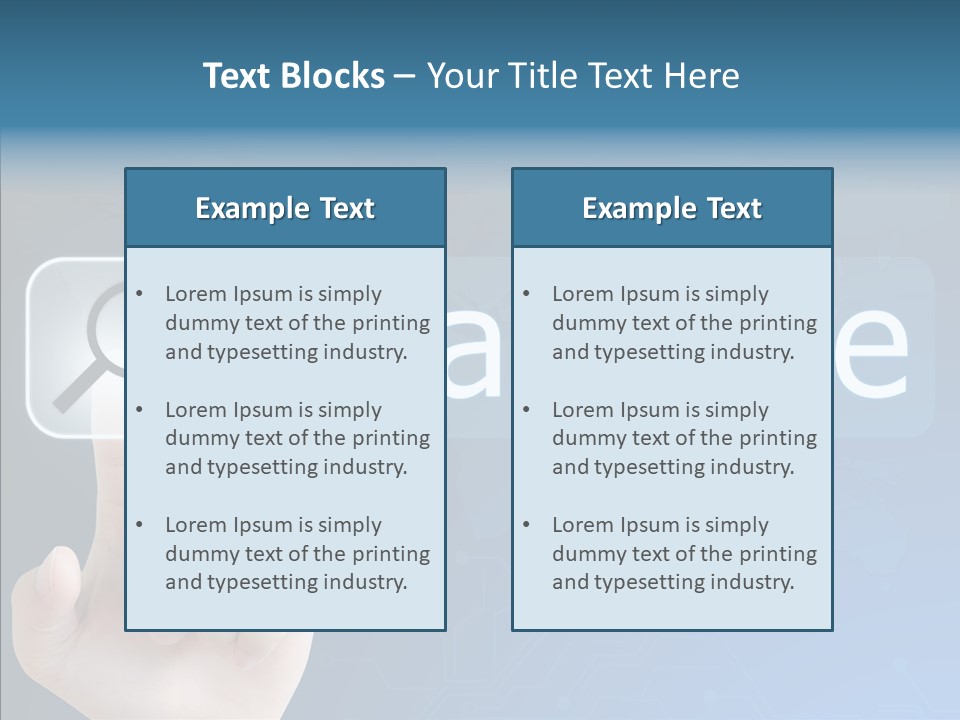 Media Browse Data PowerPoint Template