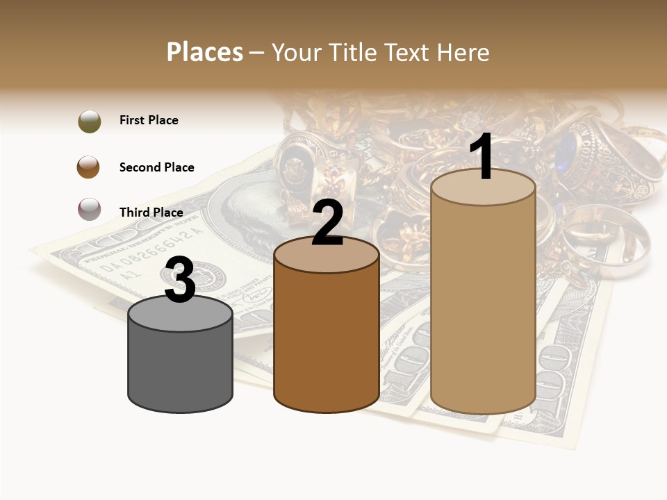 Used Pile Coin PowerPoint Template