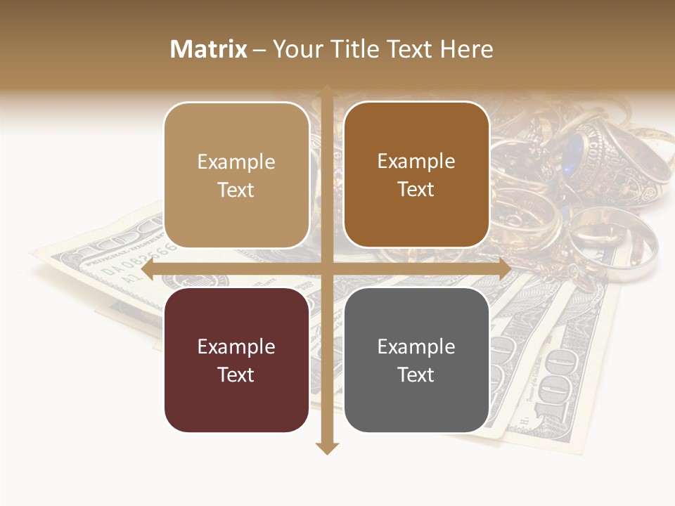 Used Pile Coin PowerPoint Template