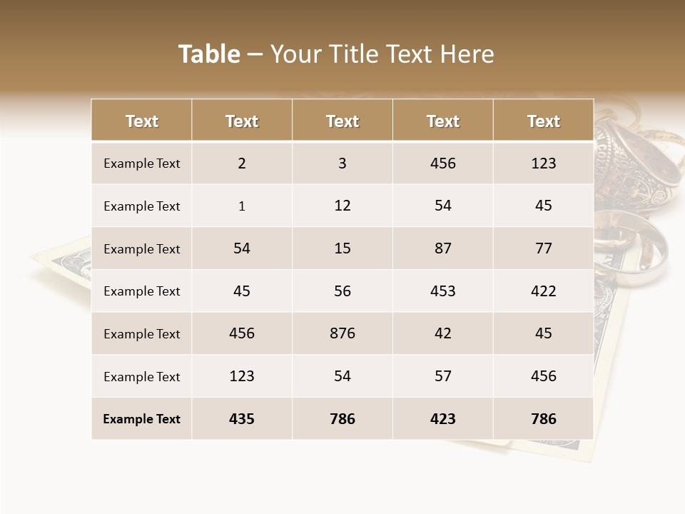 Used Pile Coin PowerPoint Template