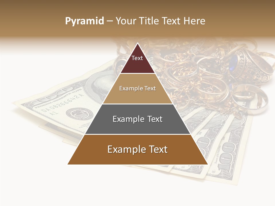 Used Pile Coin PowerPoint Template