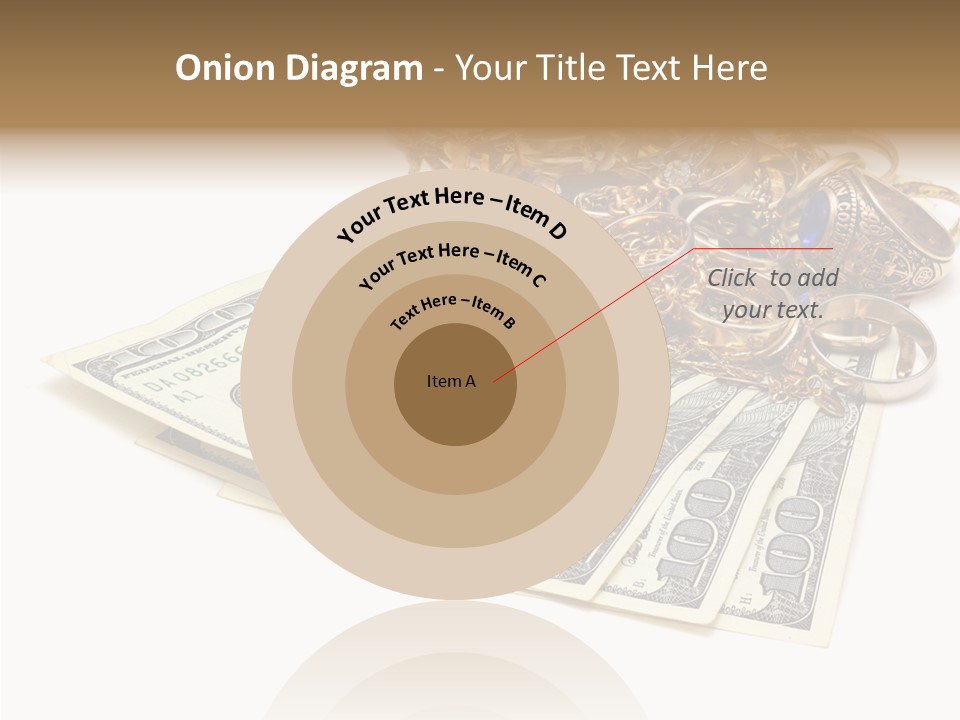 Used Pile Coin PowerPoint Template