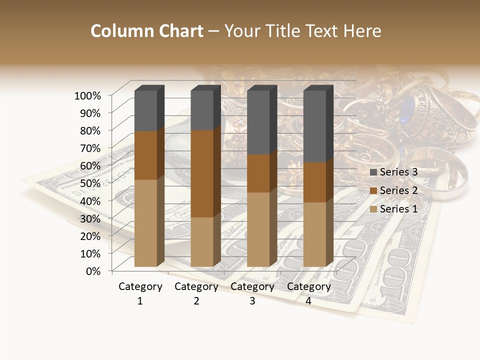 Used Pile Coin PowerPoint Template