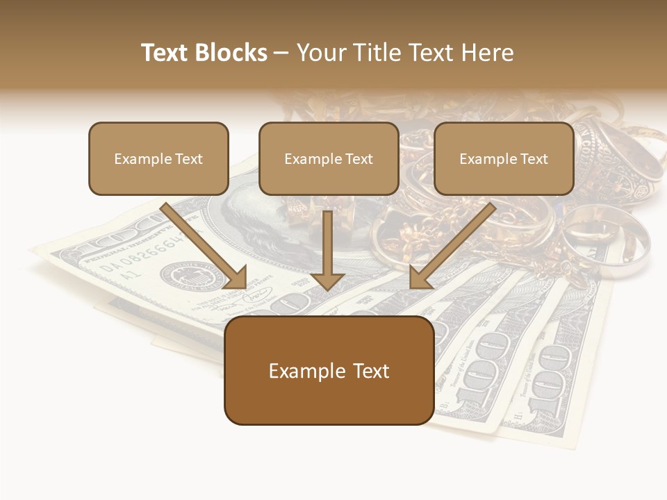 Used Pile Coin PowerPoint Template